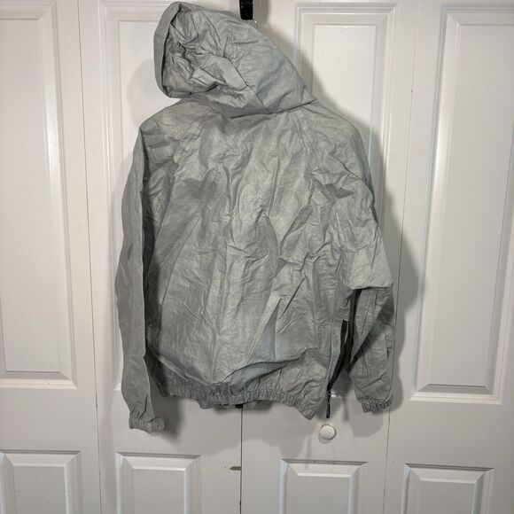 Frogg Toggs Rain Jacket Mens M Gray Waterproof Hooded Lightweight Outdoor Hike - Picture 3 of 8